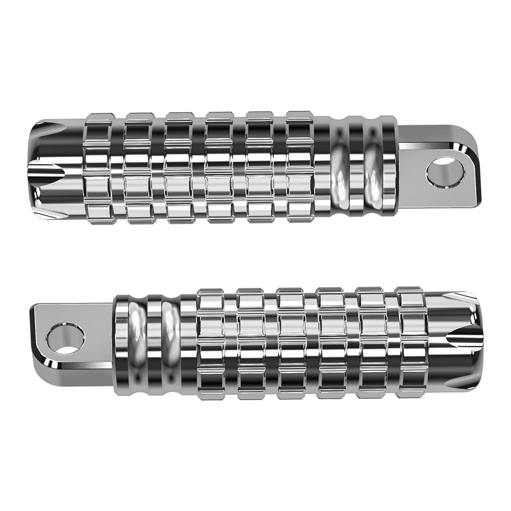 Chrome Rear Passenger Foot Pegs For Harley Sportster 1200 72 48 XL Iron 883