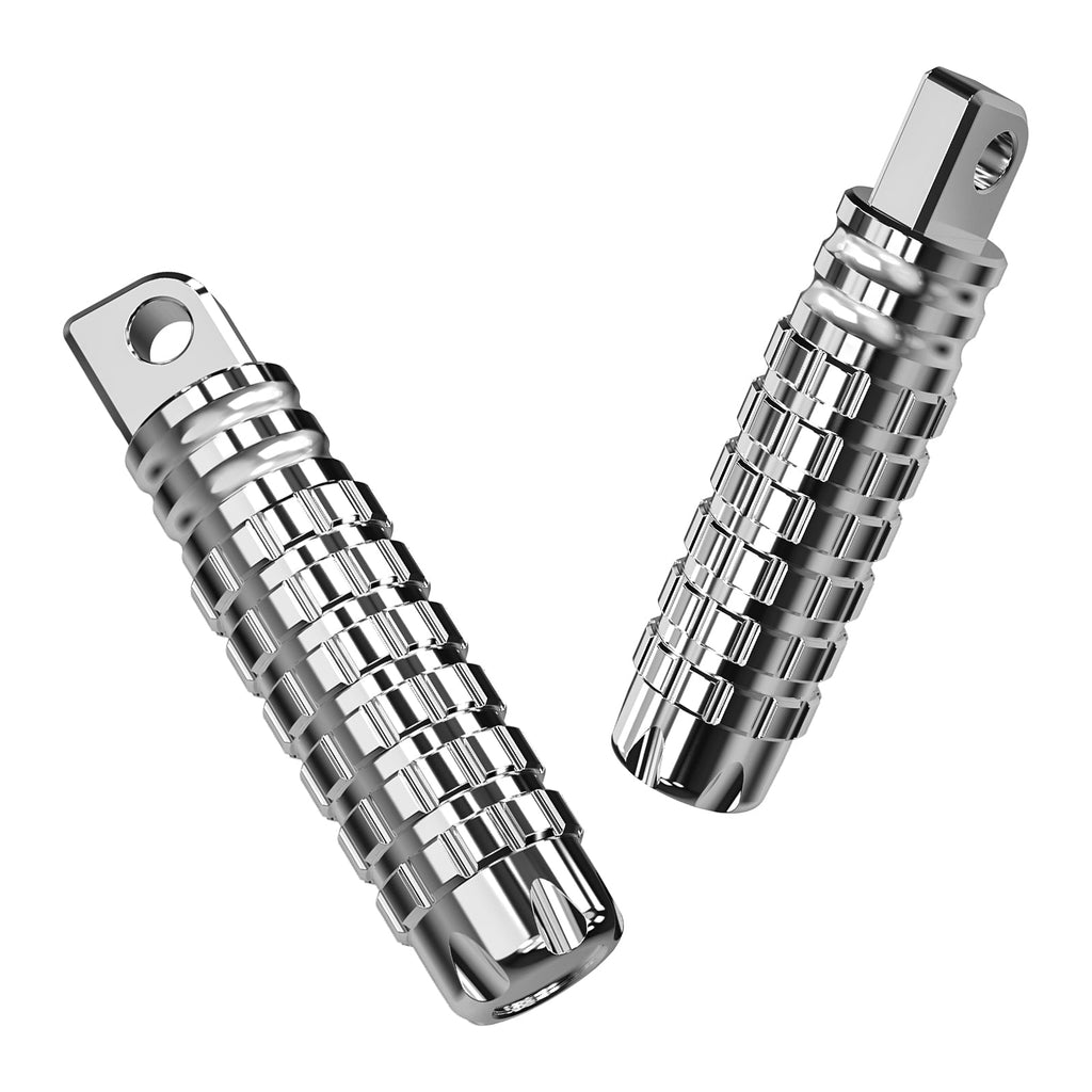 Chrome Rear Passenger Foot Pegs For Harley Sportster 1200 72 48 XL Iron 883