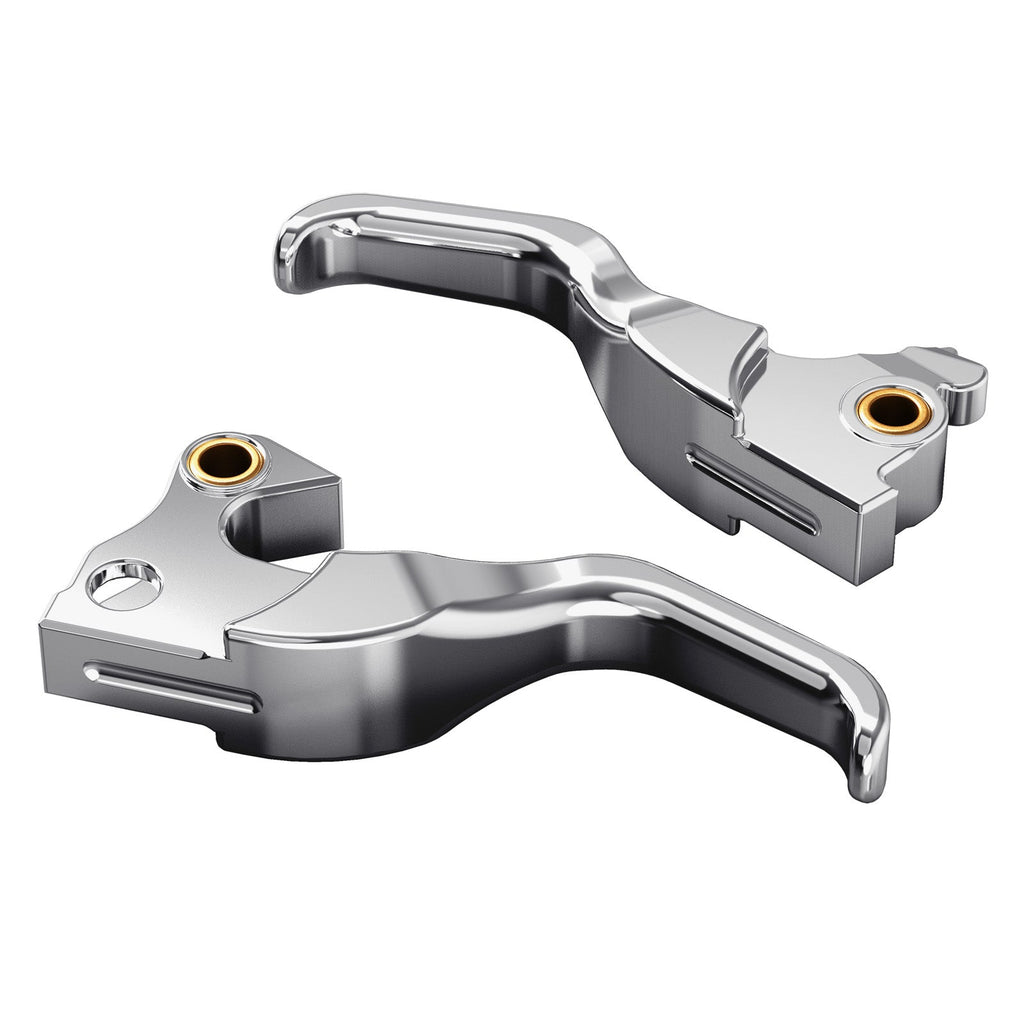 2-Finger Short Brake Clutch Levers For Harley Sportster 1200 48 XL Iron 883 XL883N
