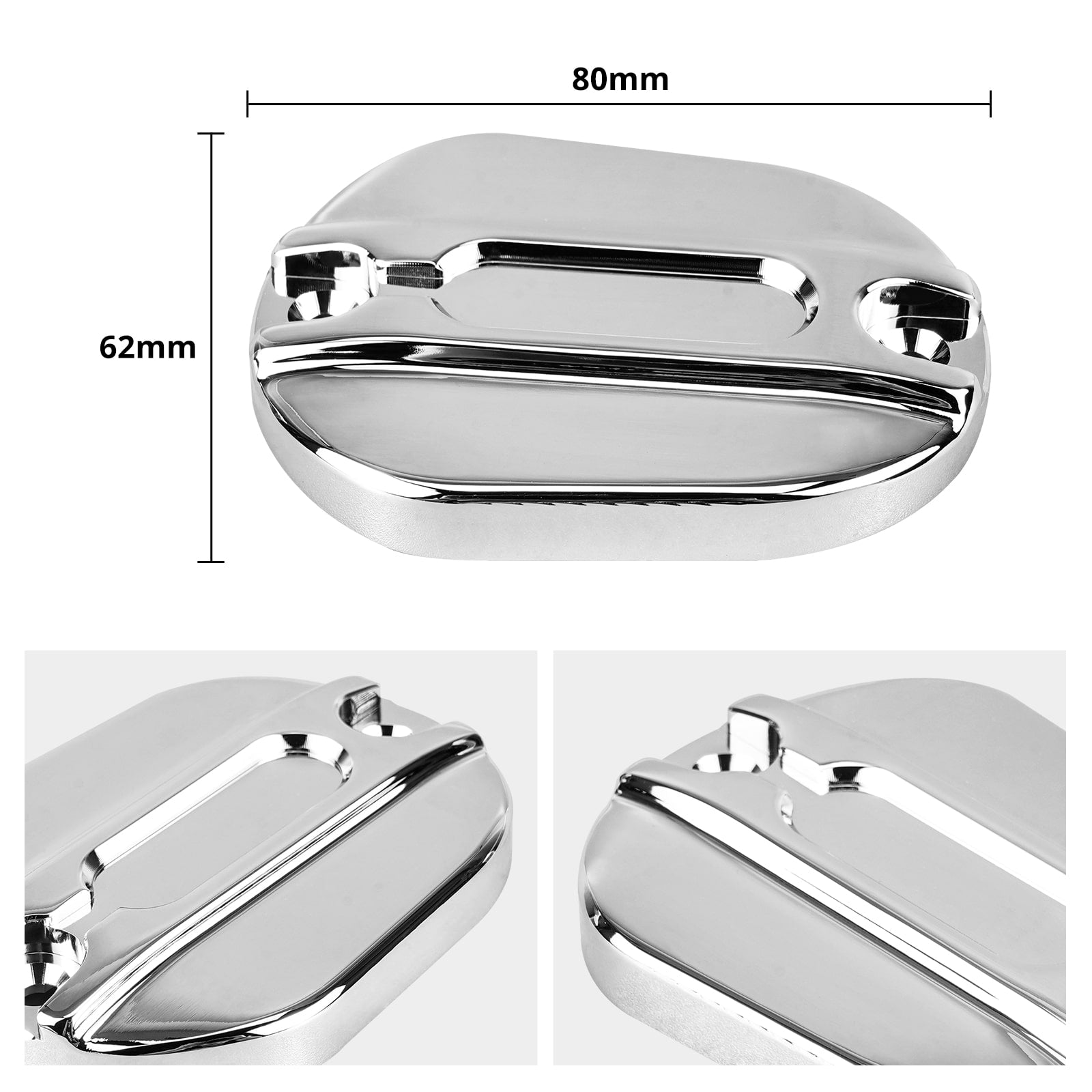 Front Brake Reservoir Master Cylinder Cover Cap For Harley Sportster 1200 883 48 72 XL