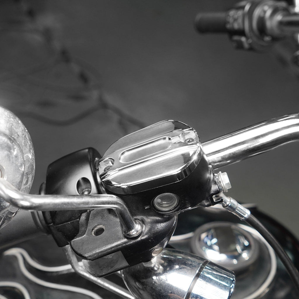 Chromed Front Brake Master Cylinder Cover For Harley Sportster 1200 Iron 883