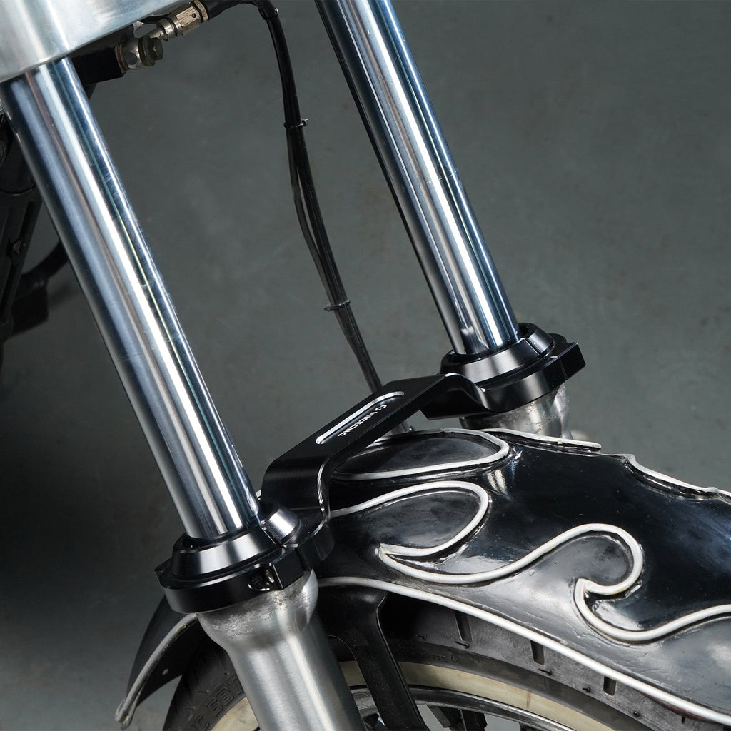 Front Method Fork Brace Stabilizer For Harley Dyna Low Rider Super Glide Wide Glide