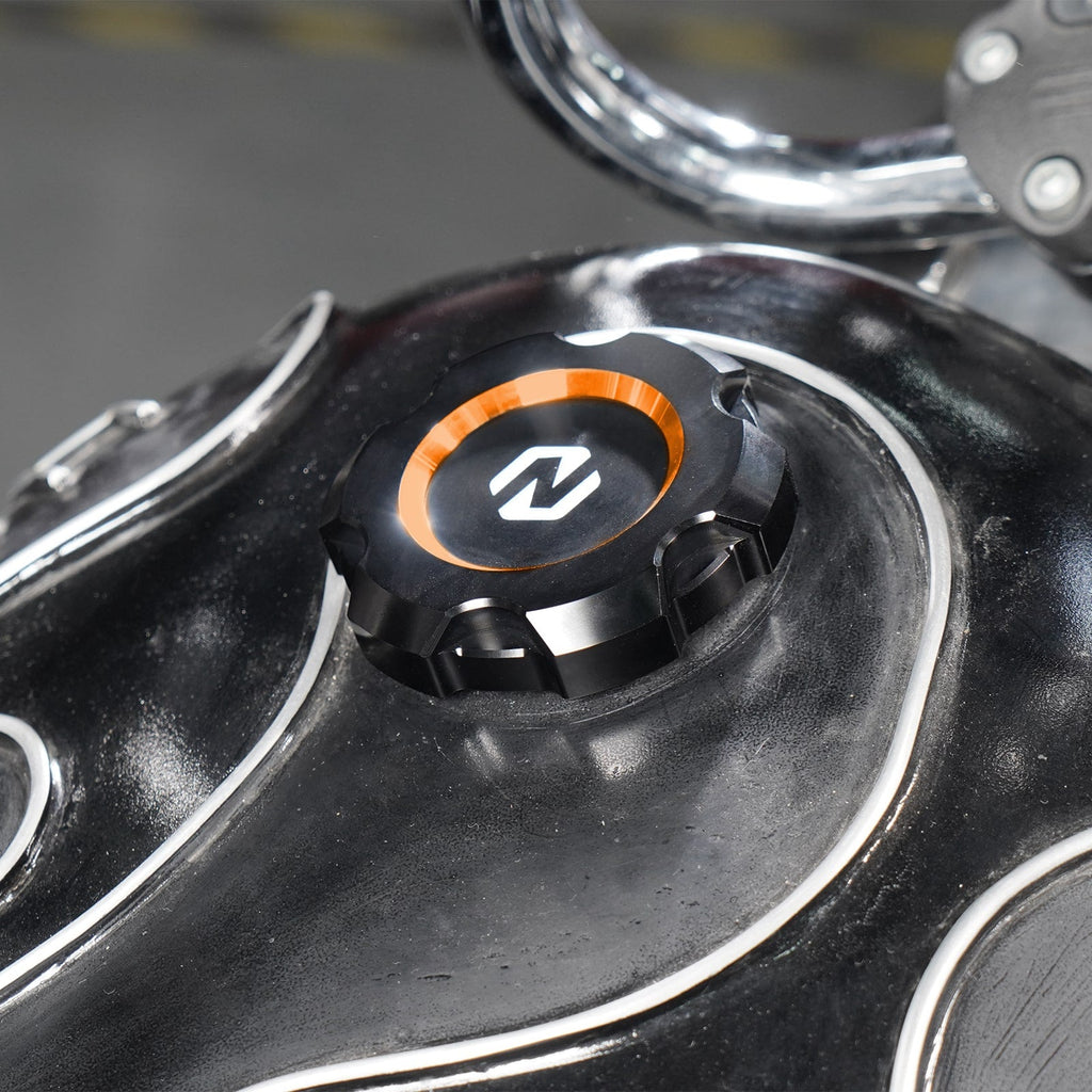 Gas Fuel Tank Cap Cover For Harley Dyna Street Bob Wide Super Glide Fat Bob