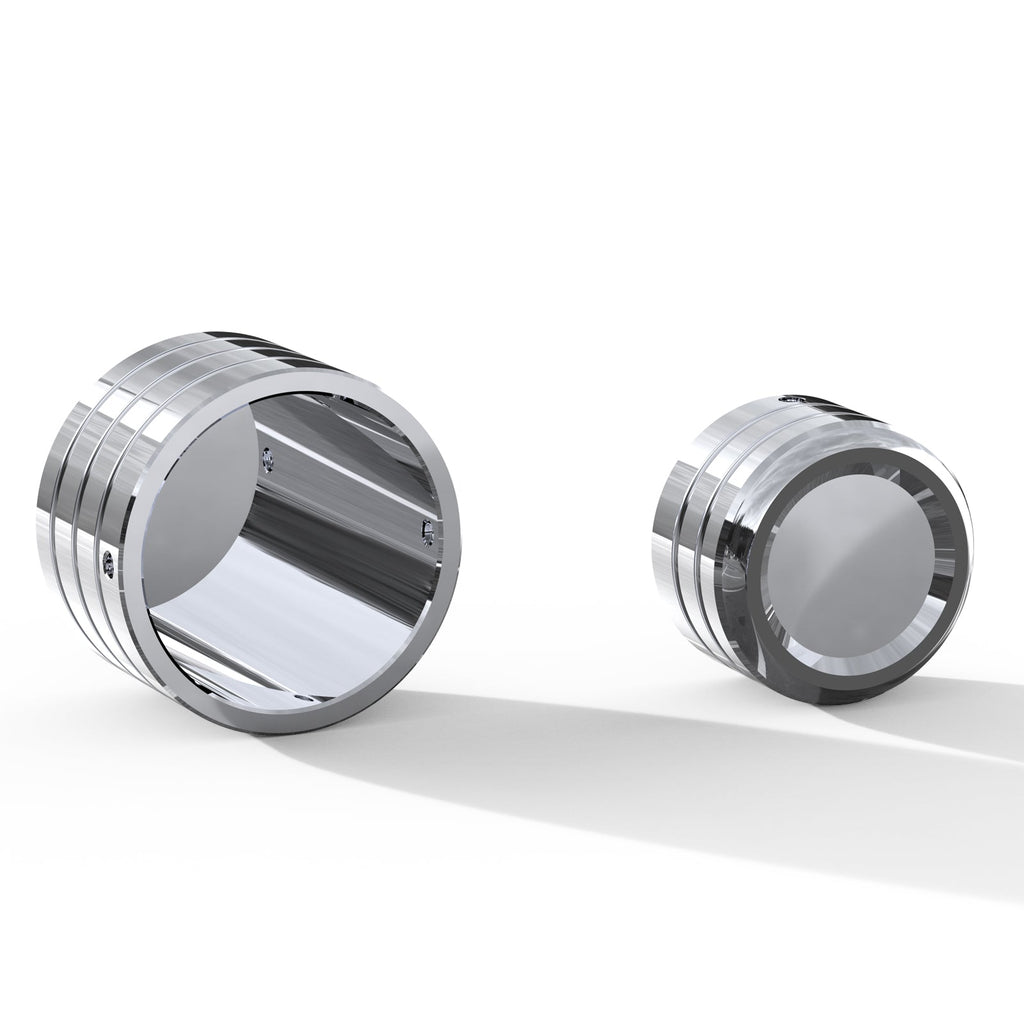 Chrome Rear Axle Nut Caps Covers For Harley Sportster 1200 72 48 XL Iron 883 XL883N