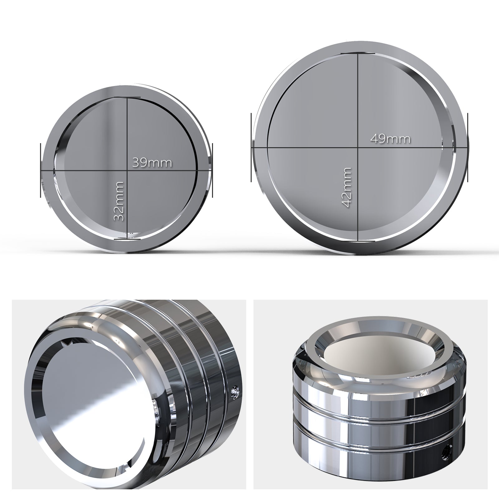 Rear Axle Nut Covers Caps For Harley Sportster 1200 72 48 XL Iron 883 Roadster