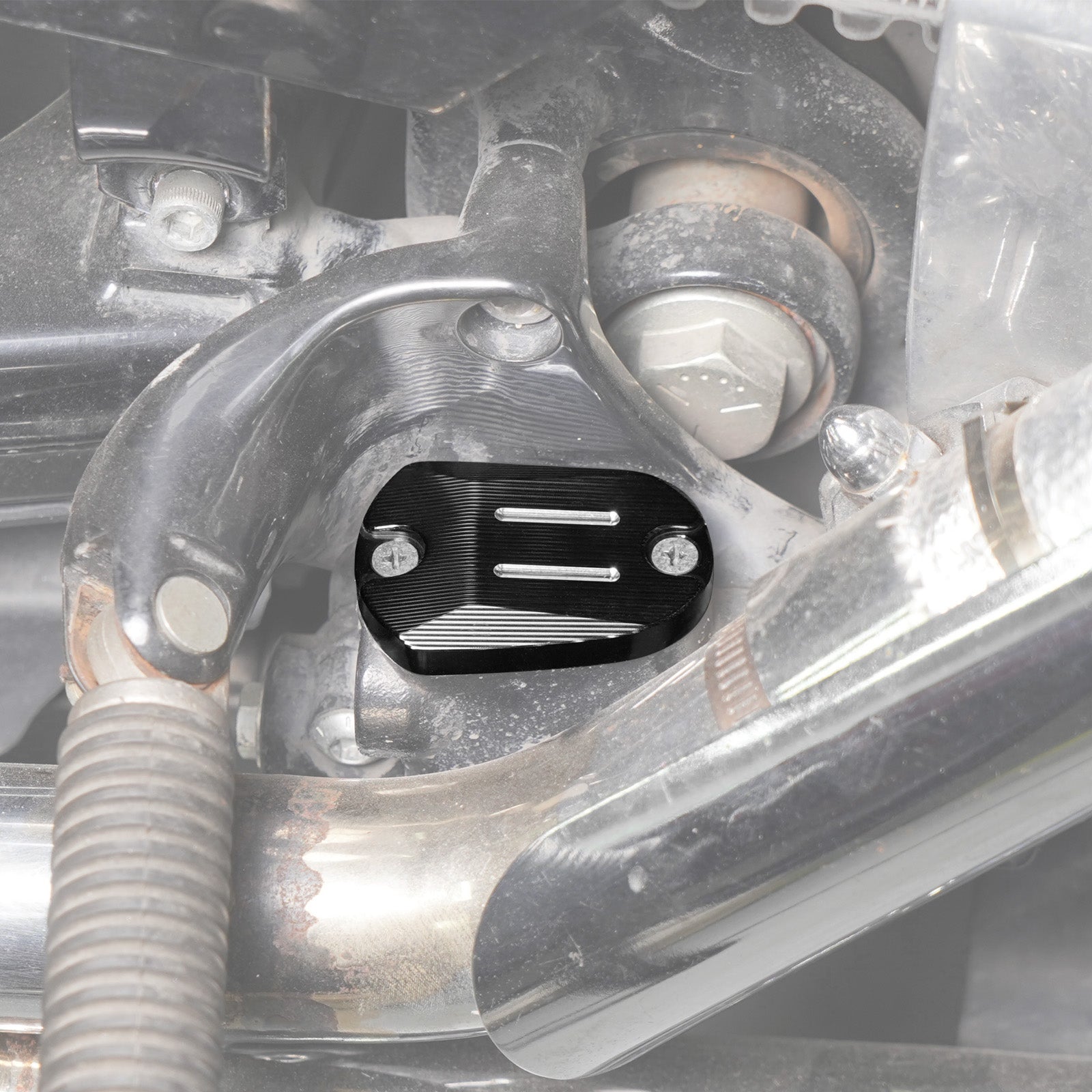 Rear Brake Master Cylinder Cover Cap For Harley Sportster 1200 48 Iron 883 XL