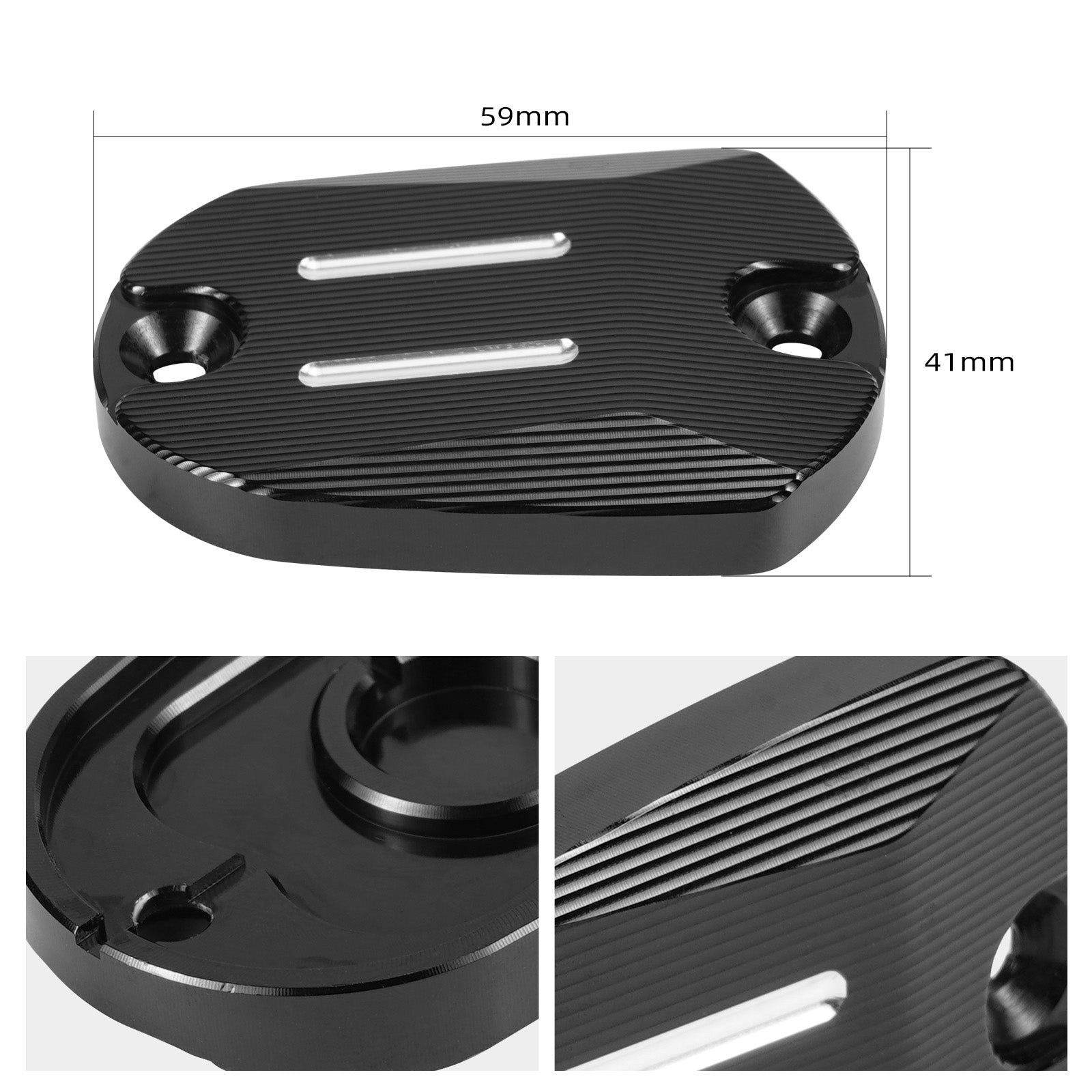 Rear Brake Master Cylinder Cover Cap For Harley Sportster 1200 48 Iron 883 XL
