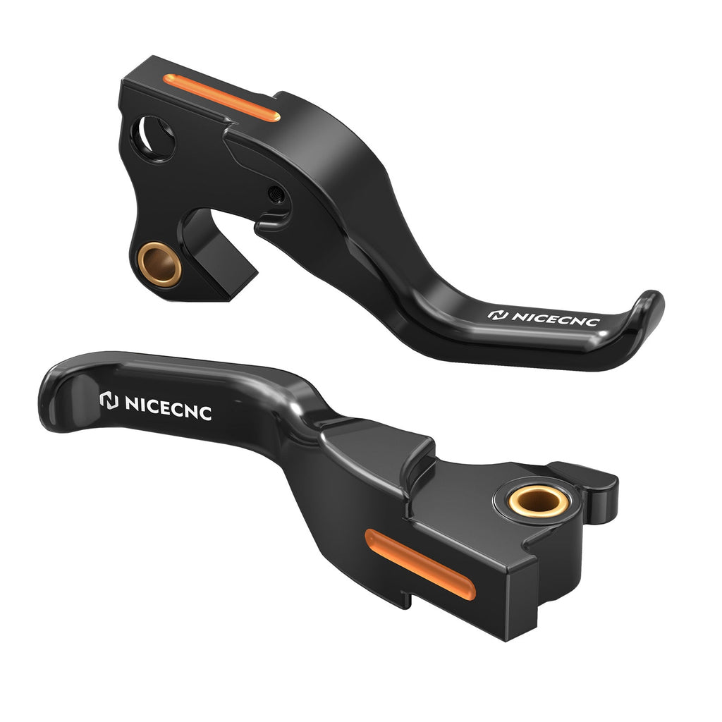 2-Finger Short Brake Clutch Levers For Harley Sportster 1200 48 XL Iron 883 XL883N