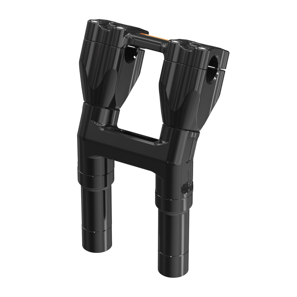 Modular Kickback Handlebar Riser For Harley Softail Slim Standard Deluxe Heritage Fat Boy