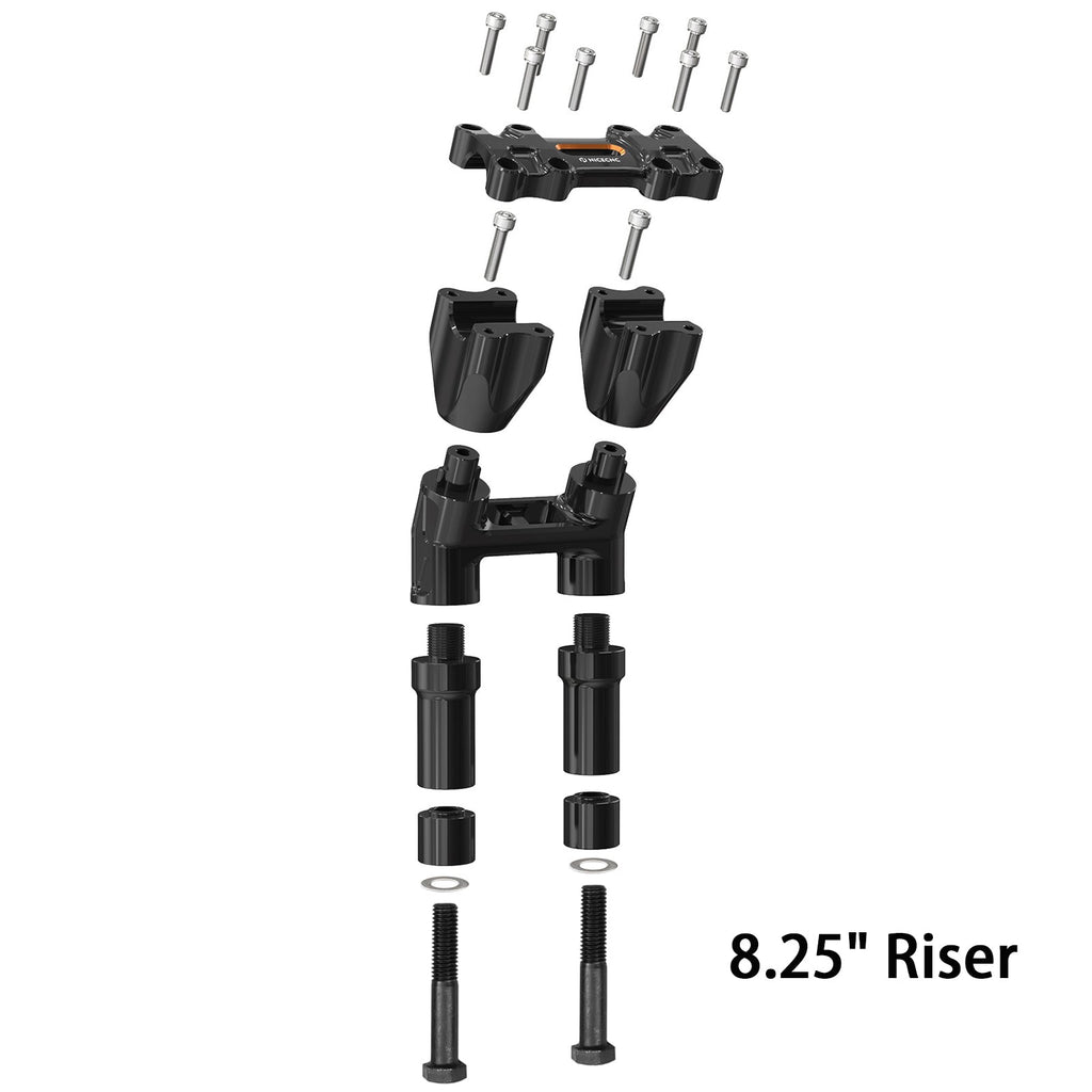 Modular Kickback Handlebar Riser For Harley Sportster 1200 48 XL Iron 883 XL883N