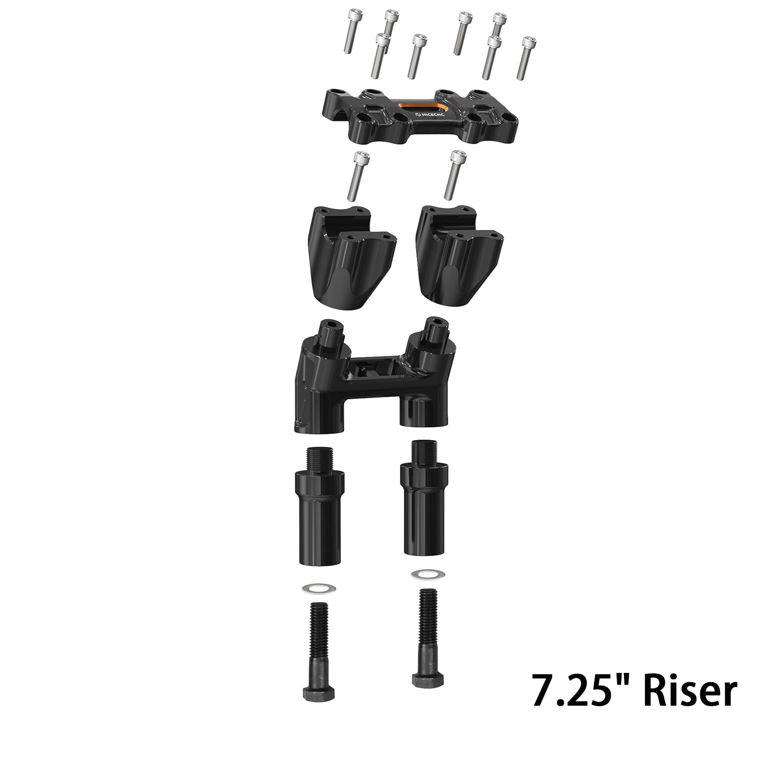 Modular Kickback Handlebar Riser For Harley Sportster 1200 48 XL Iron 883 XL883N