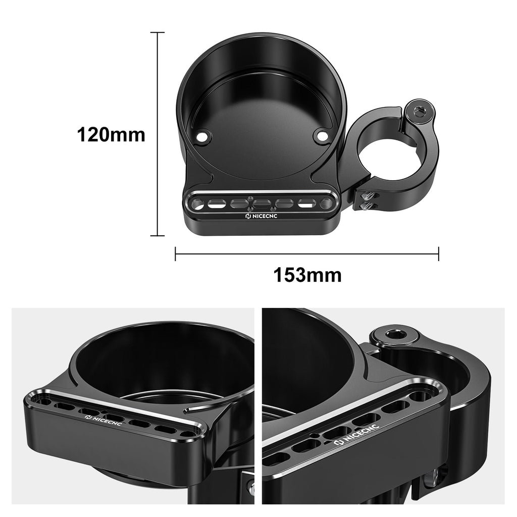 Speedo & Indicator Lights Relocation Bracket Kit For Harley Sportster 1200 883 48 72 XL