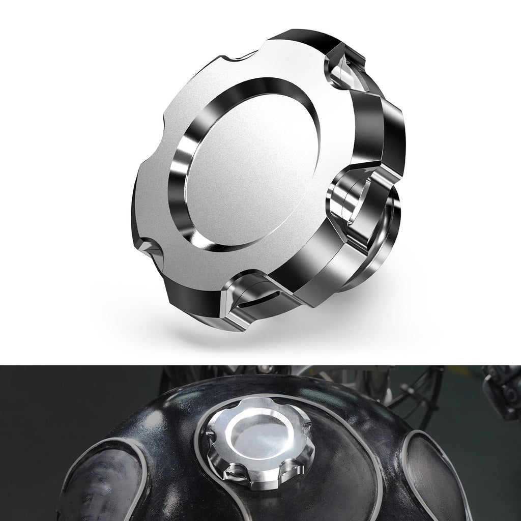 Chrome Fuel Tank Cap For Harley Sportster 1200 883 48 XL Dyna Super Glide Street Bob