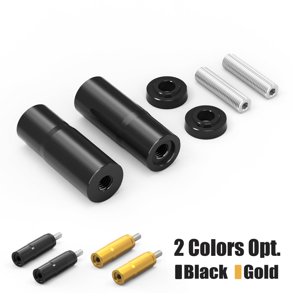 UNC 1/2-13 3.7" Handlebar Riser Extensions Legs For Harley Sportster 1200 48 XL Iron 883
