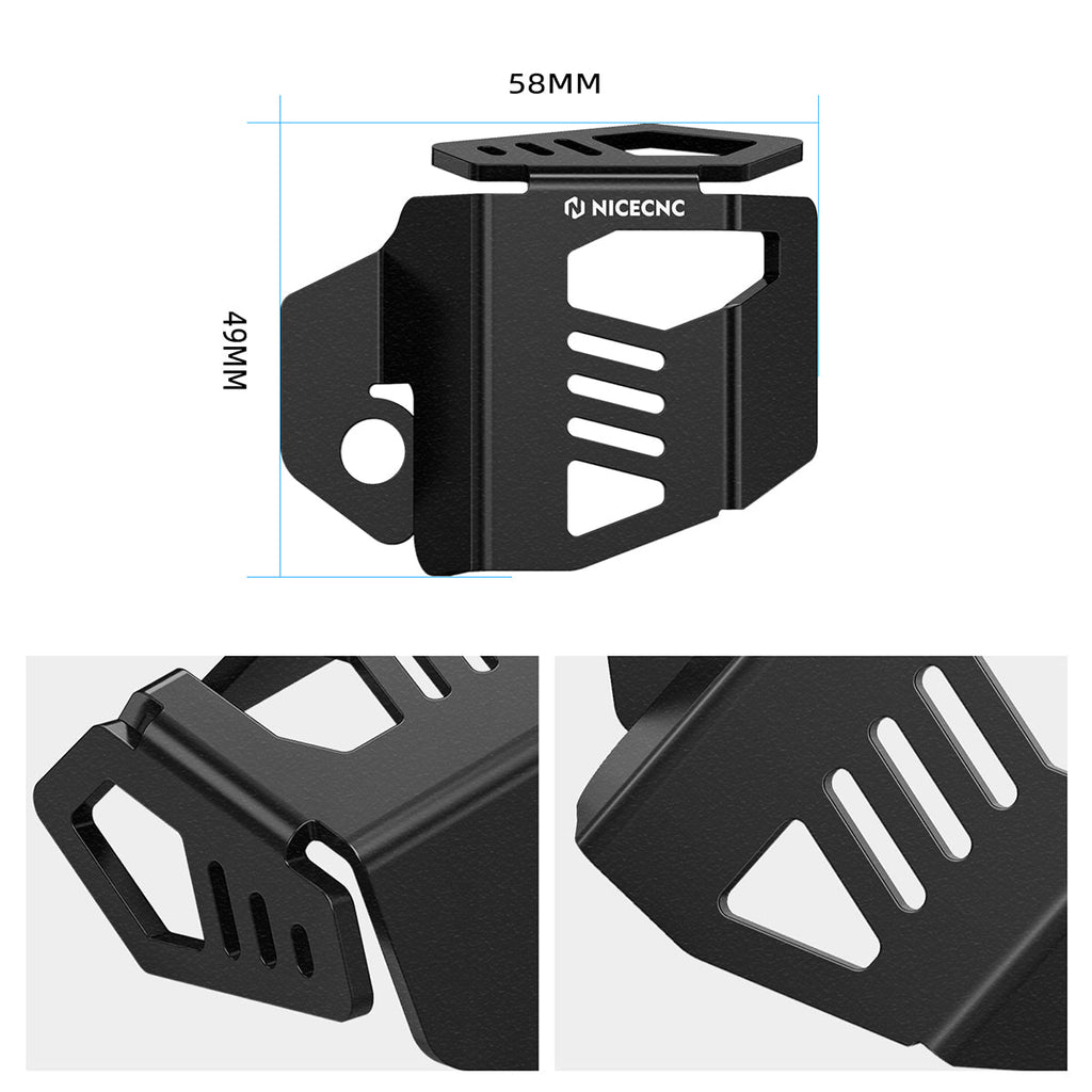 Rear Brake Reservoir Guard Pump Fluid Tank Cover For Harley Sportster S 1250