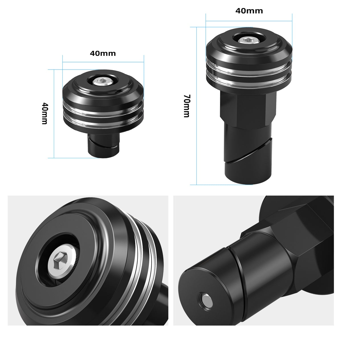Front Rear Axle Nut Covers Cap Set For Harley Sportster S Pan America