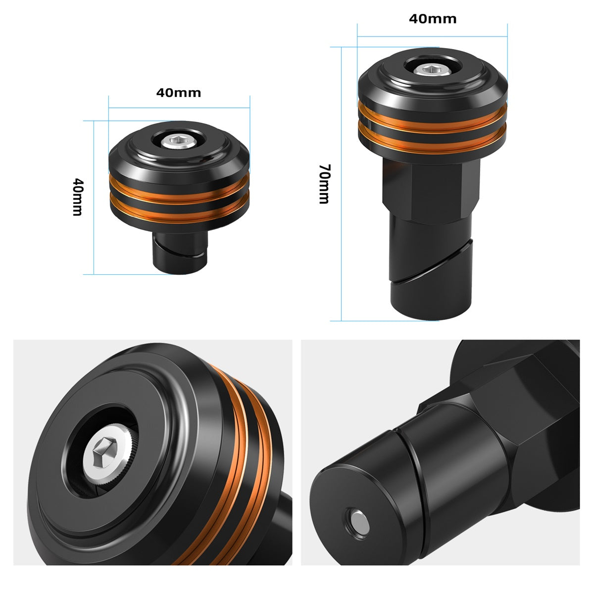 Front Rear Axle Nut Covers Cap Set For Harley Sportster S Pan America