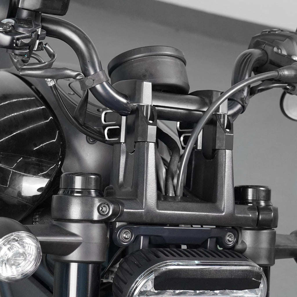 Handlebar Risers Rearward Kickback Mount For Harley Sportster S 1250