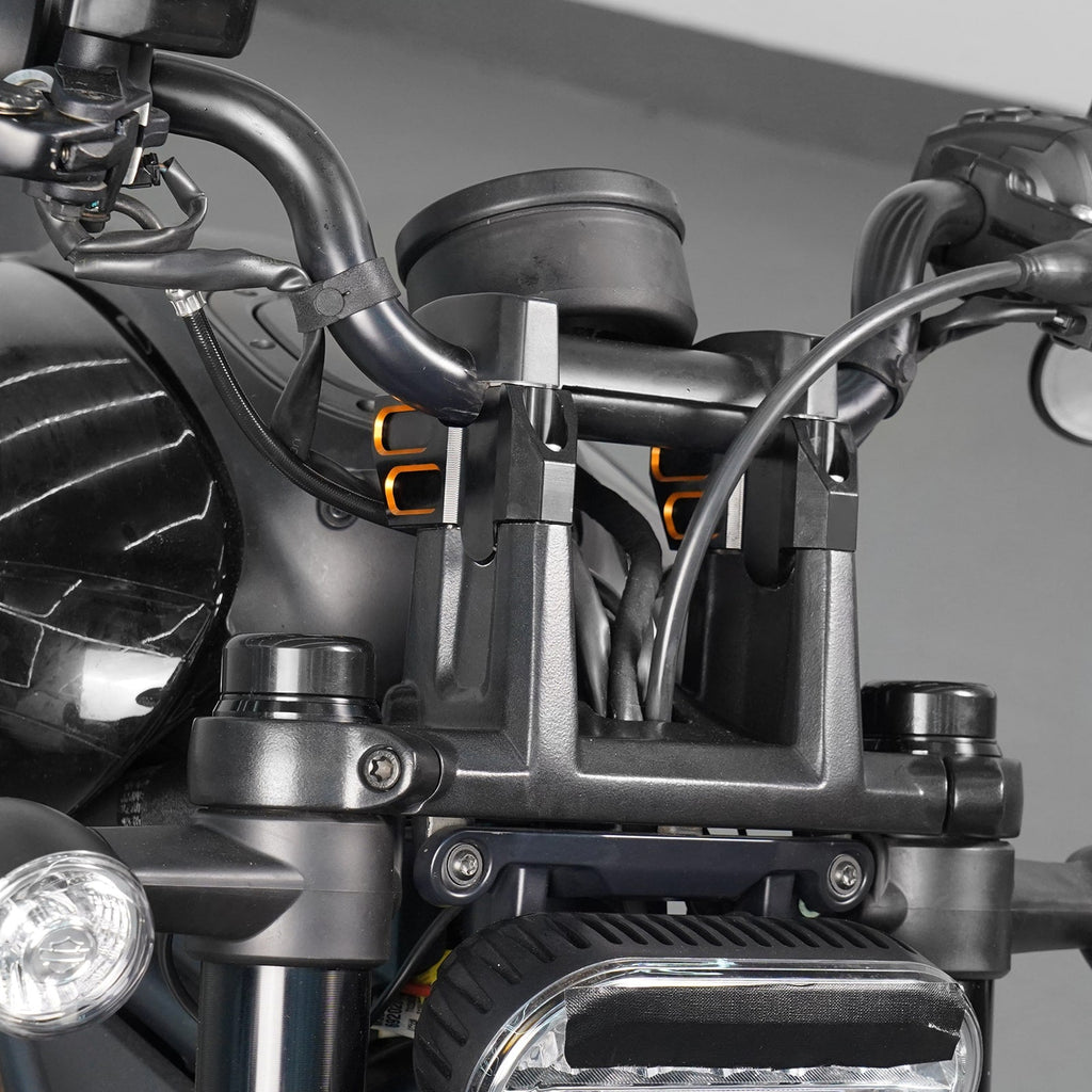 Handlebar Risers Rearward Kickback Mount For Harley Sportster S 1250