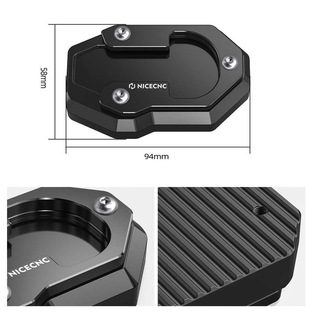 Enlarger Riser Pad Kickstand Side Stand Extender For Harley Sportster S 1250