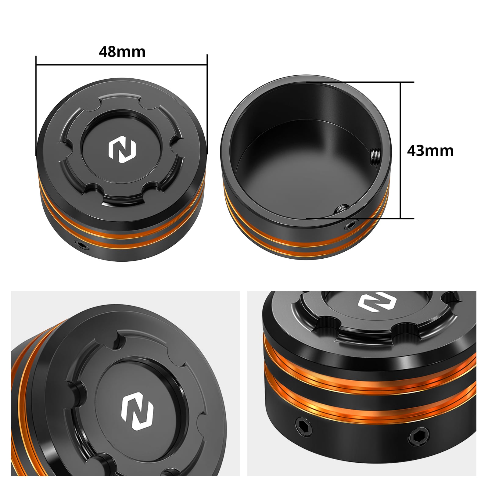 Rear Axle Nut Covers Caps For Harley Sportster S 1250 Pan America