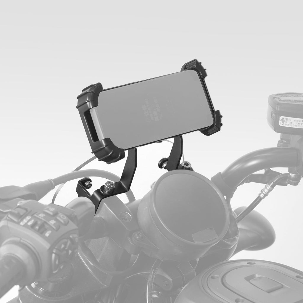 Handlebar Kickback Risers & Phone Holder Bracket Mount Kit For Harley Sportster S 1250