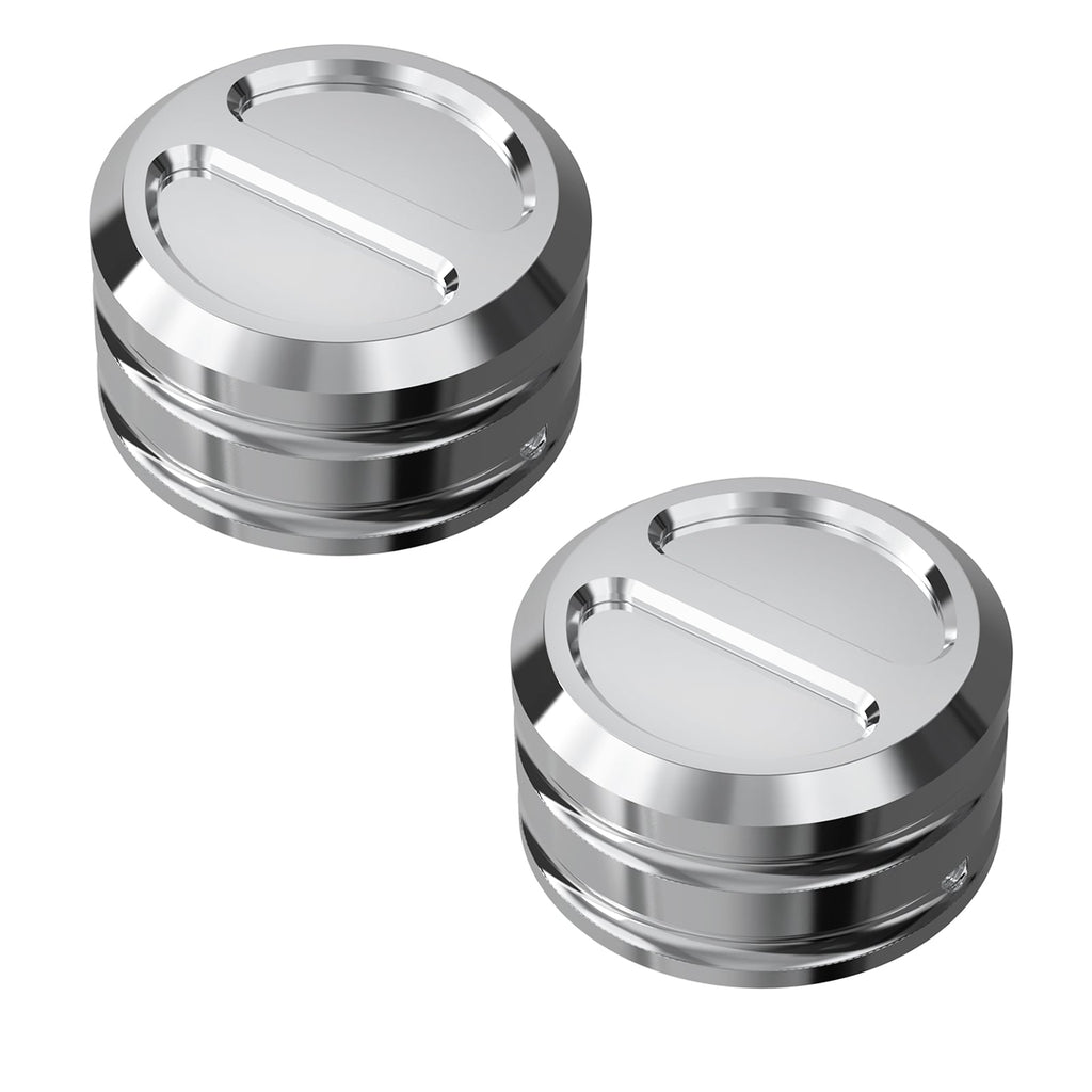 Upper Fork Stem Nut Covers Caps For Harley Sportster 1200 48 XL Iron 883 XL883N