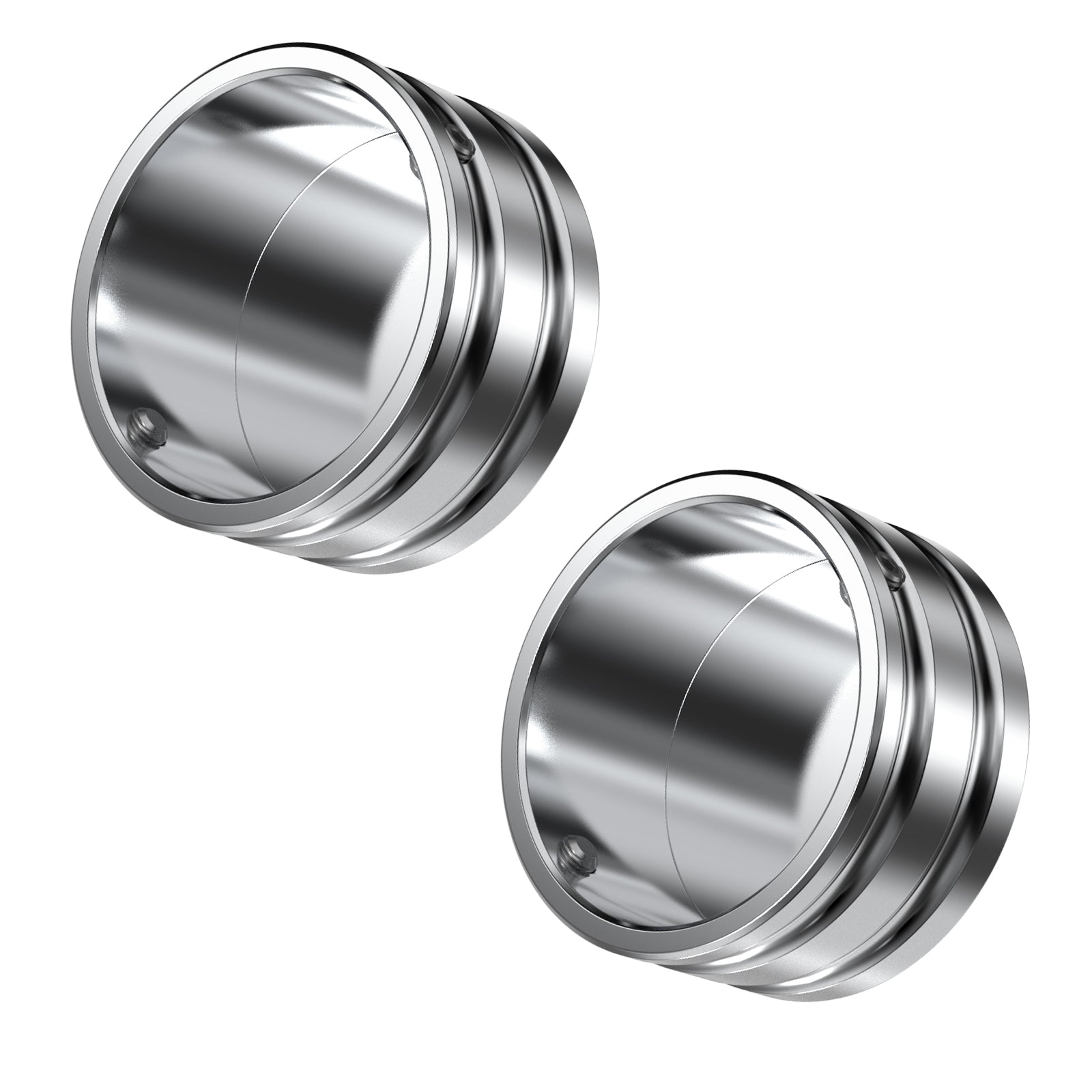 Upper Fork Stem Nut Covers Caps For Harley Sportster 1200 48 XL Iron 883 XL883N