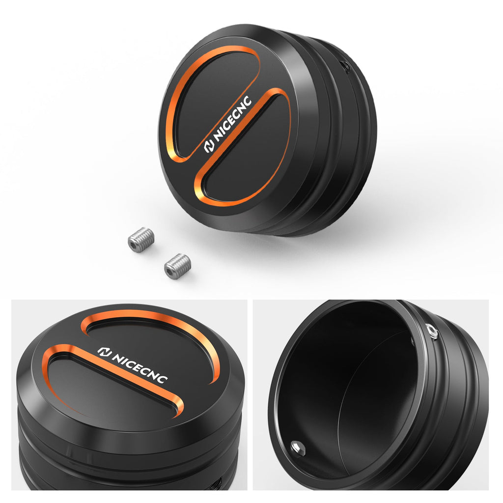 Upper Fork Stem Nut Covers Caps For Harley Sportster 1200 48 XL Iron 883 XL883N