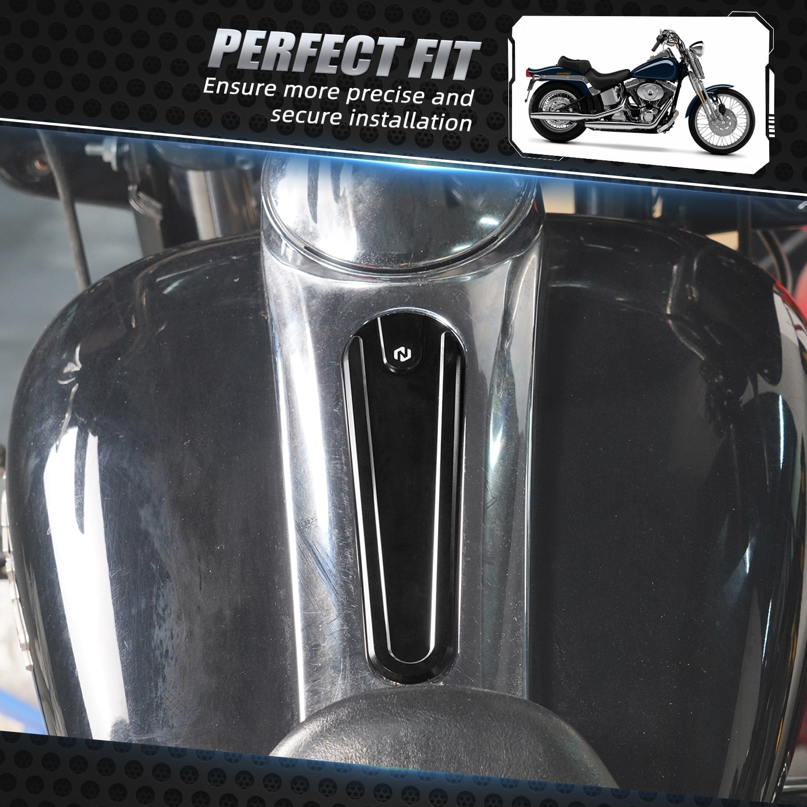 Gas Tank Dash Console Insert Cover For Harley Street Glide / Special FLHX FLHXS