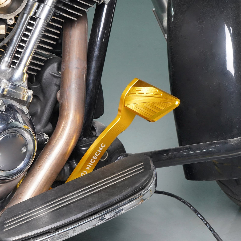Integrated Rear Brake Arm Lever Peg Pedal Kit For Harley Road King Electra Street Glide