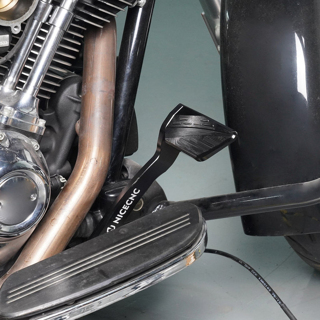Integrated Rear Brake Arm Lever Peg Pedal Kit For Harley Road King Electra Street Glide
