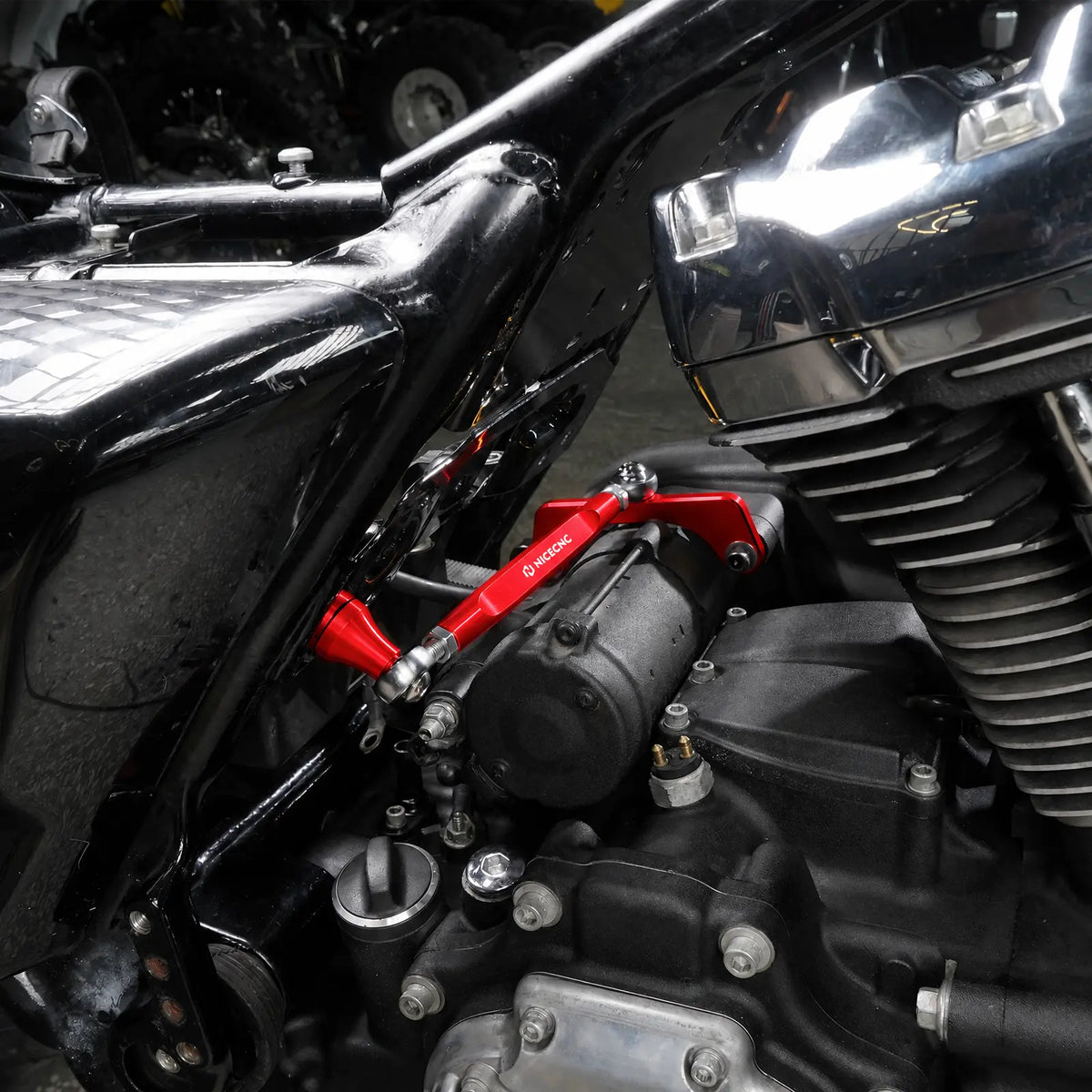 M8 Touring Frame Stabilizer For Harley Road King Street Glide Road Glide