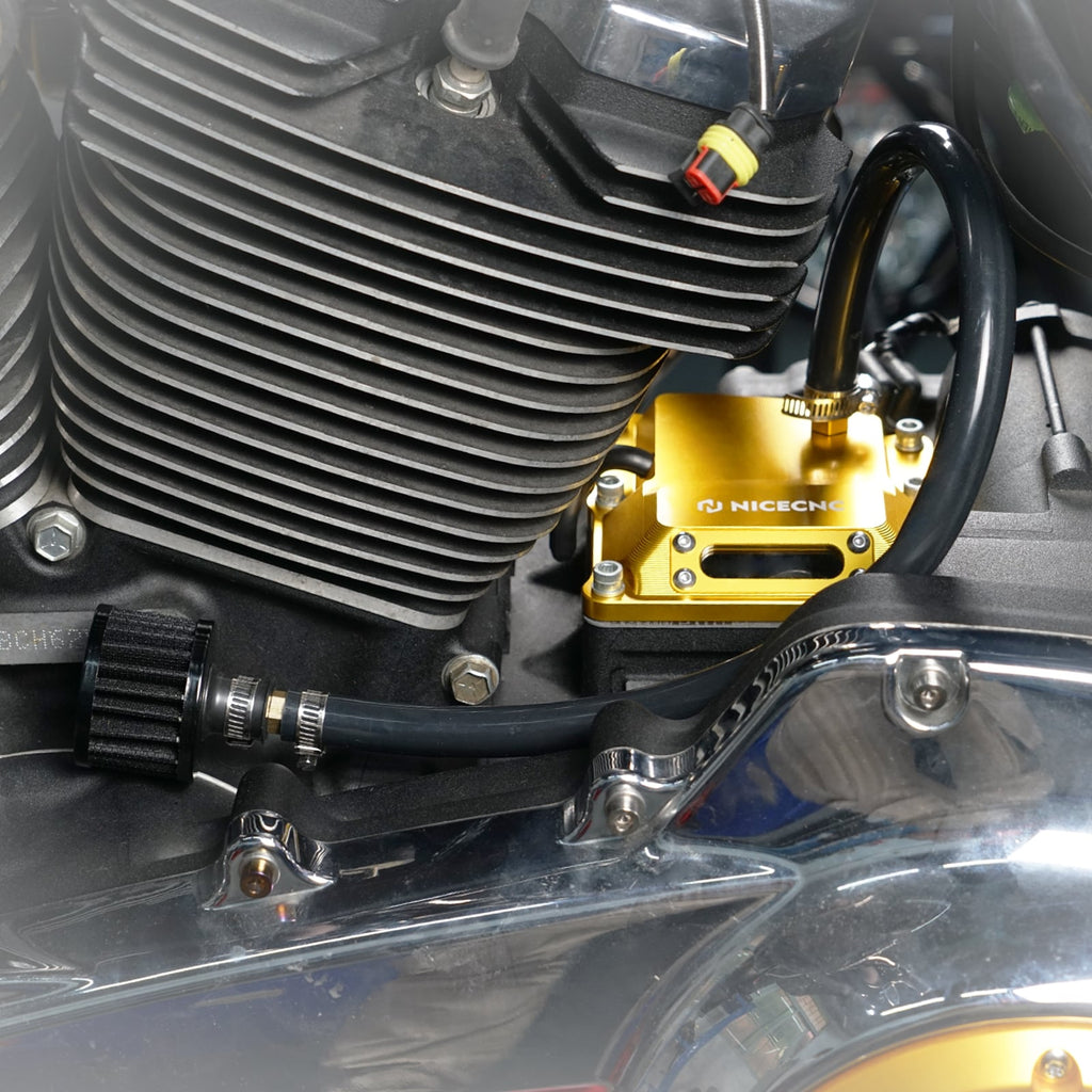 Transparent Vented Transmission Top Cover For Harley-Davidson M8 Engine 2017-2024