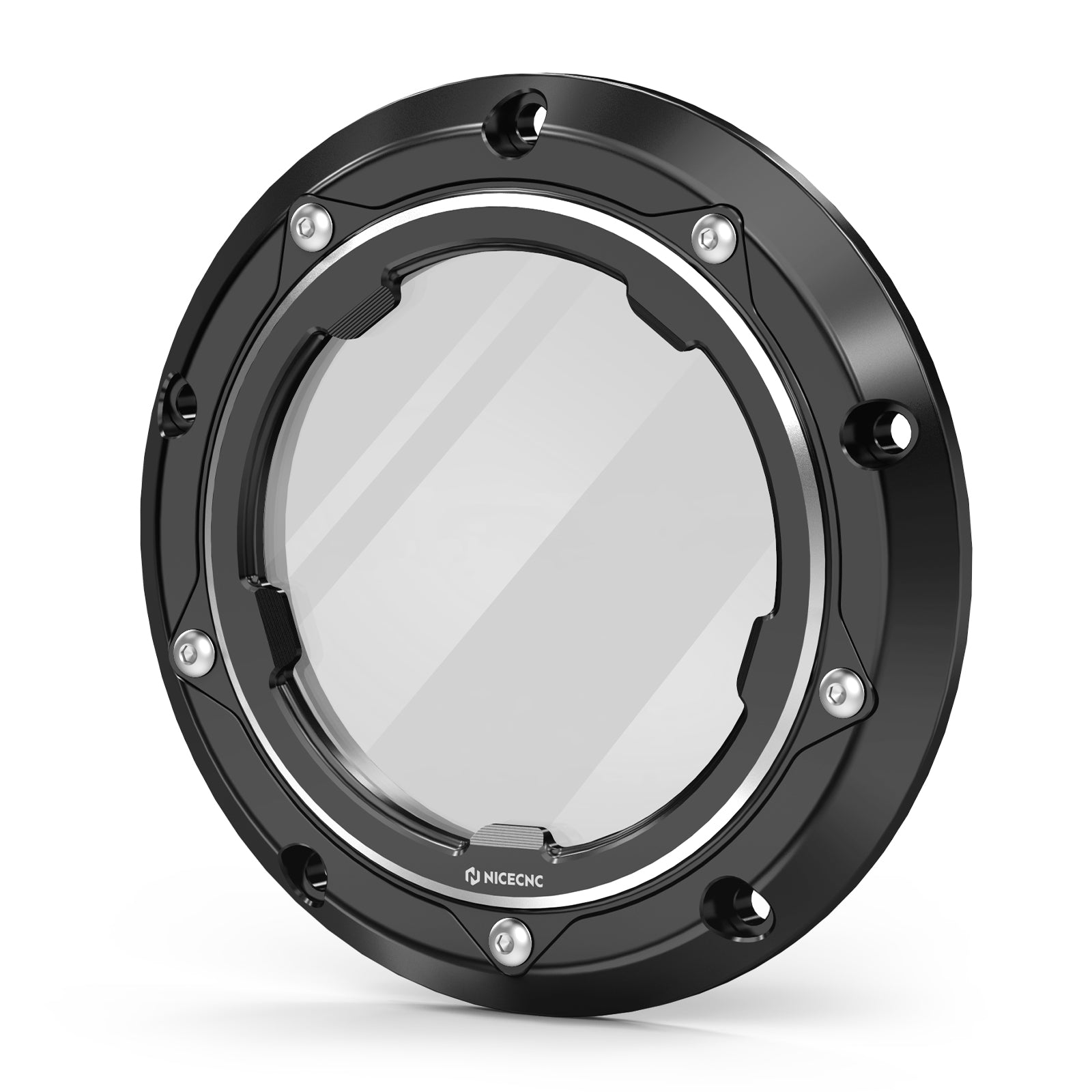 Clear Twin Cam Primary Derby Clutch Cover For Harley Dyna Low Rider Street Bob