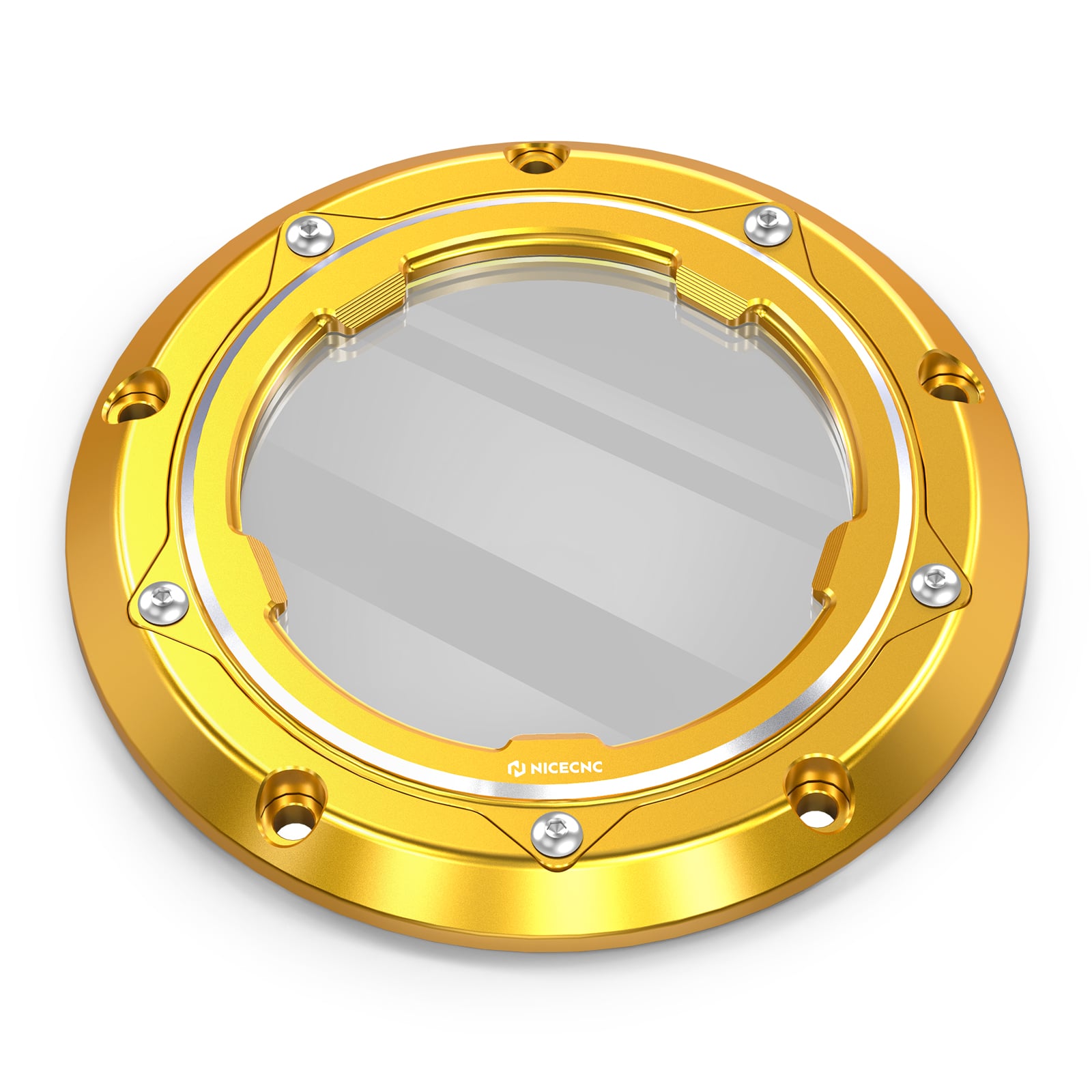 Transparent V Twin Cam Derby Clutch Cover For Harley Road King 99-14 Street Glide 06-15