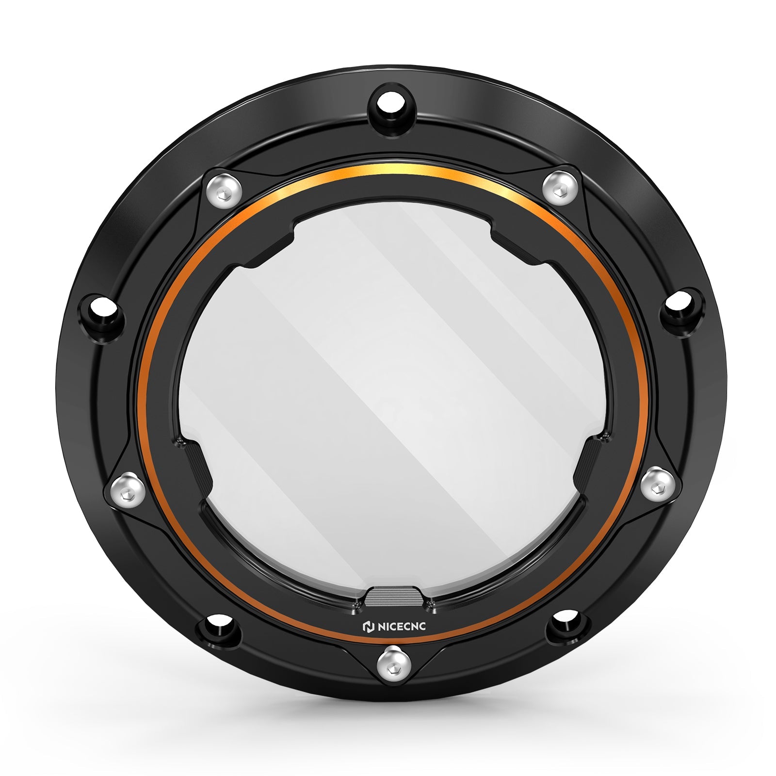 Clear Twin Cam Primary Derby Clutch Cover For Harley Dyna Low Rider Street Bob