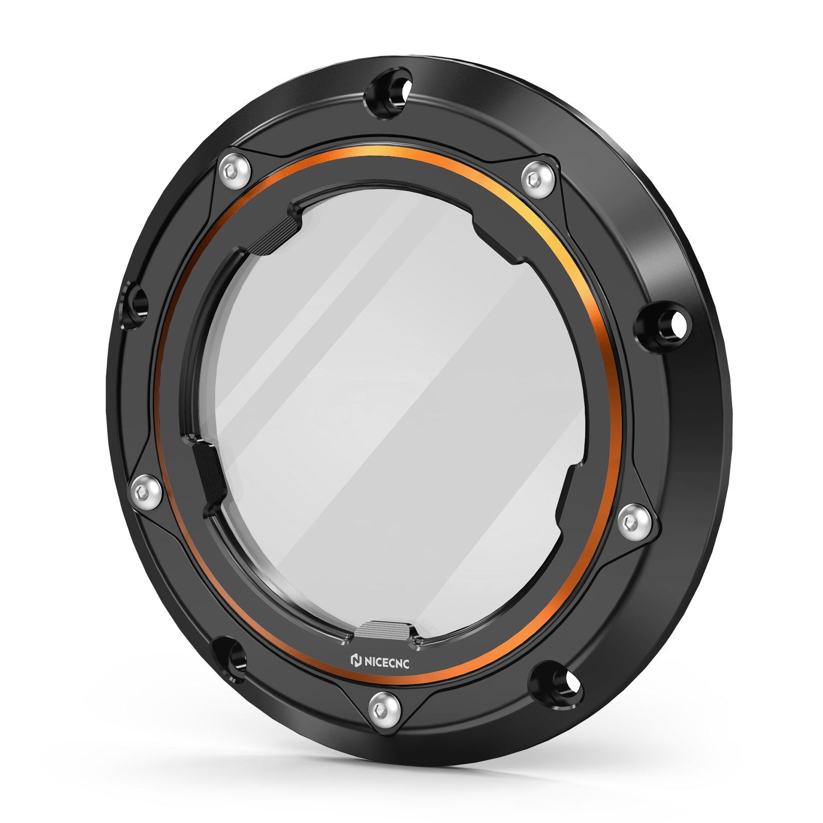 Clear Twin Cam Primary Derby Clutch Cover For Harley Dyna Low Rider Street Bob