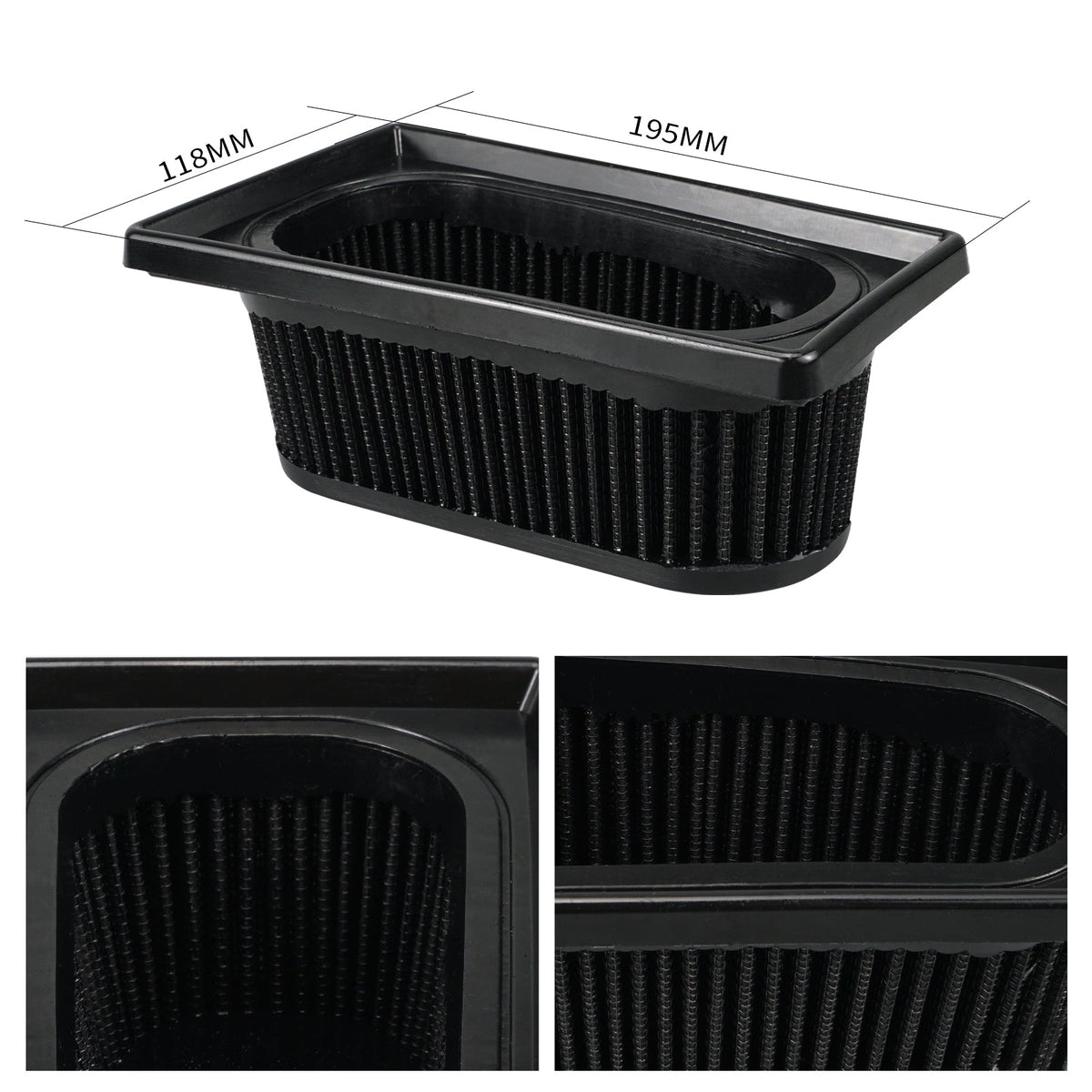 High-Flow Air Filter + Vented Airbox Cover For Husqvarna 701 Enduro SM 2016-2025