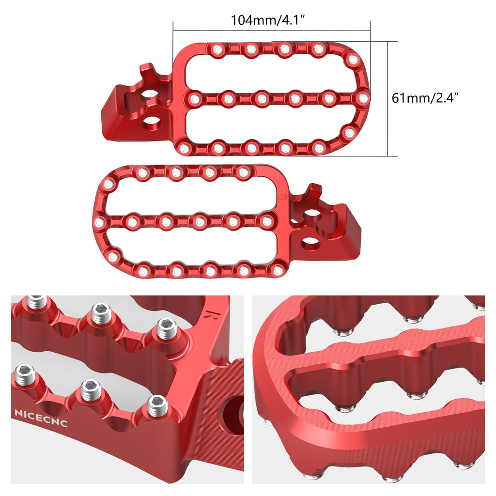 Enlarged Foot Pegs + Dual Height Rear Brake Lever For Honda Africa Twin CRF 1100L 20-26