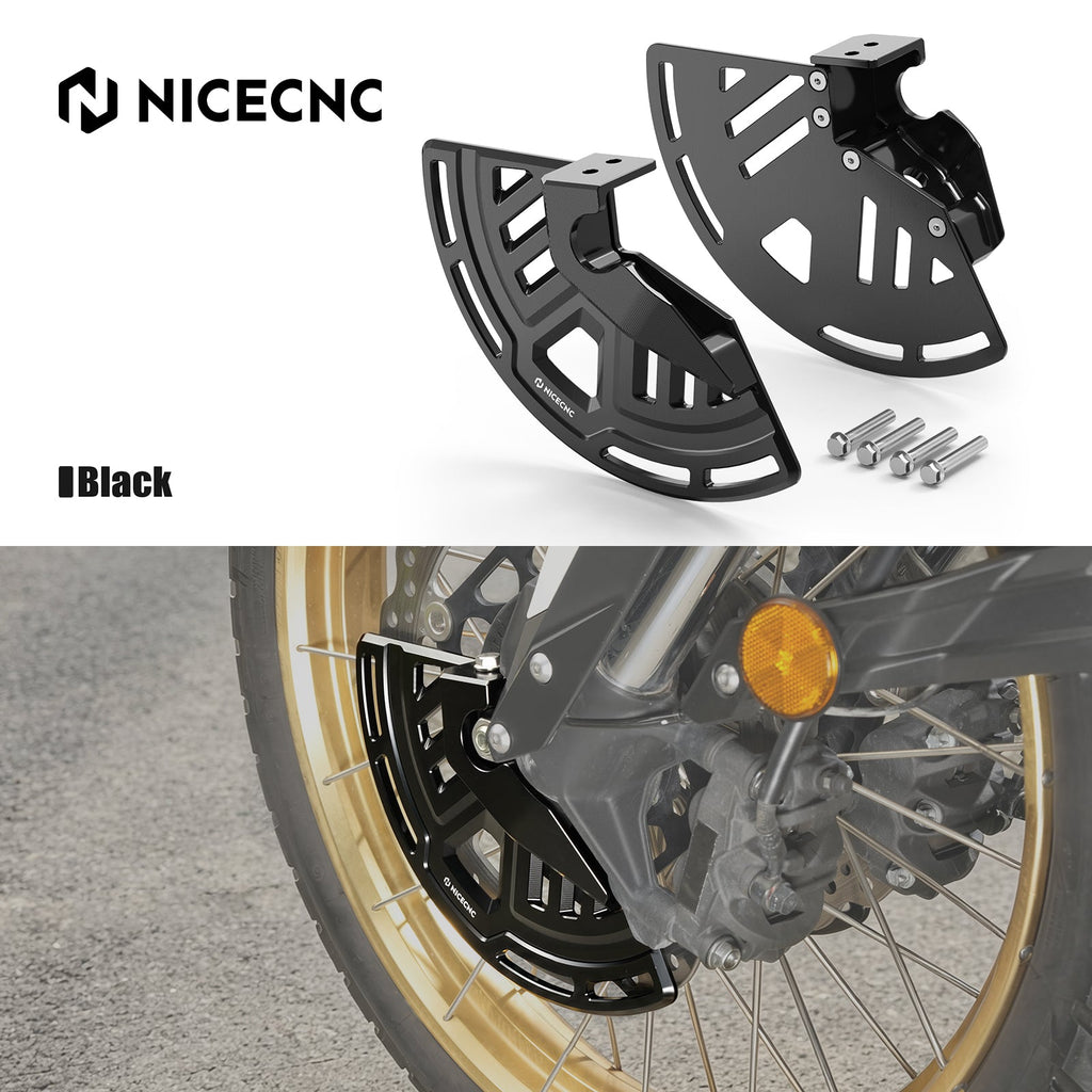 Pair Front Brake Disc Cover Guard Kit For Honda Africa Twin CRF 1100L 2020-2026