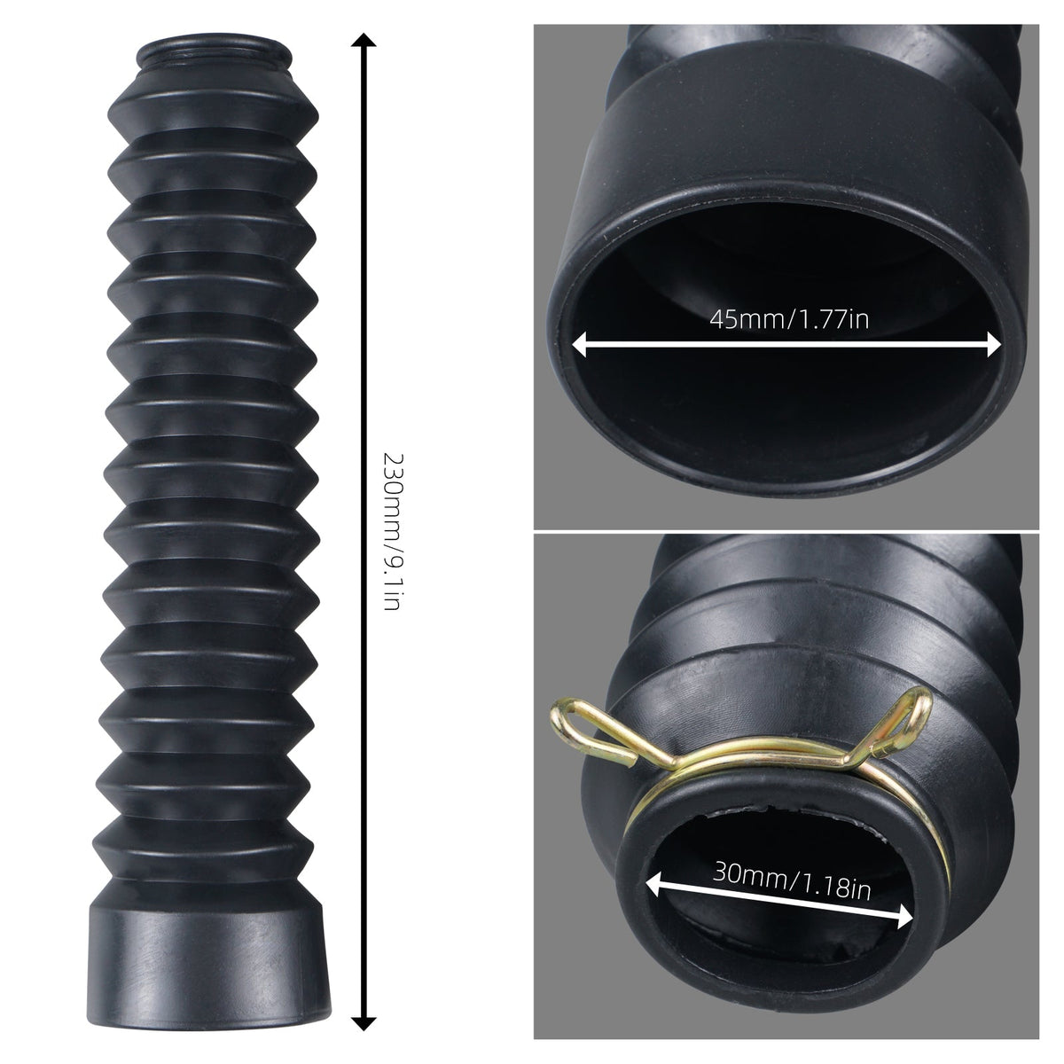30mm Fork Shock Absorber Cover Gators Boots For Honda ATC185S ATC200/S ATC250R
