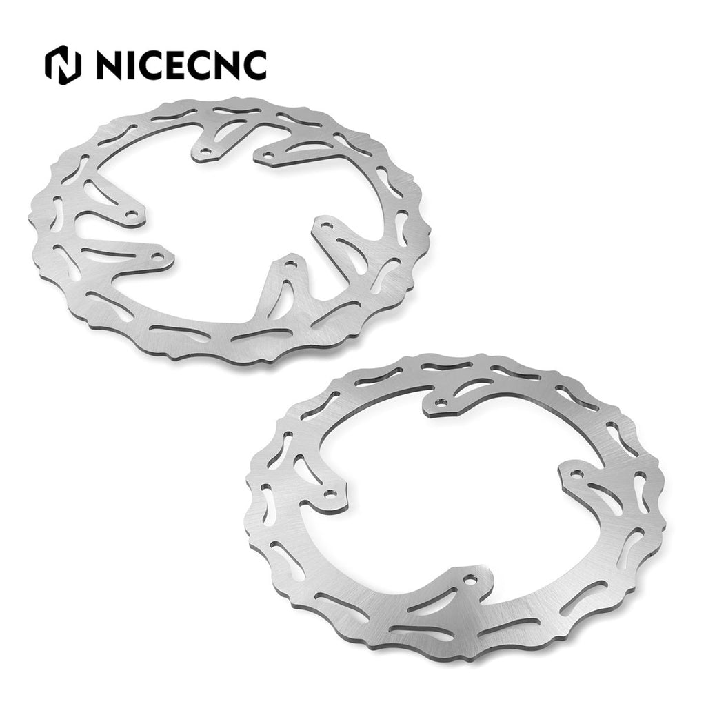 Front Rear Brake Disc Rotor For Honda CRF250R 2004-2014 CRF450R 2002-2014 Position 1