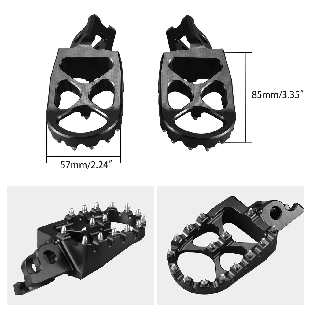 CNC Footpegs Bud Motorcycle Foot Pegs For Honda CRF250R CRF450R CRF1000L Position 3