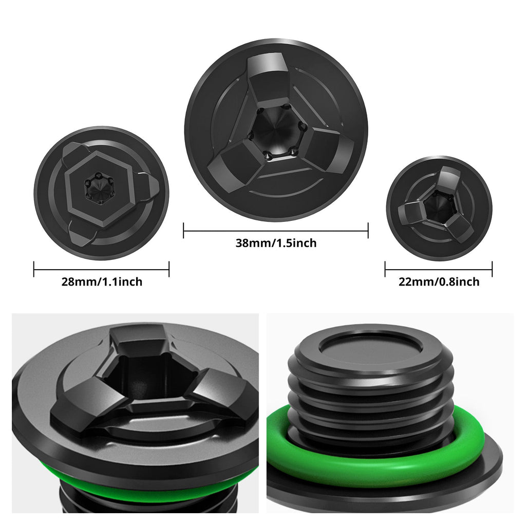 Timing Crankshaft Plugs & Oil Filler Cap Kit For Honda Africa Twin CRF 1000 1100L