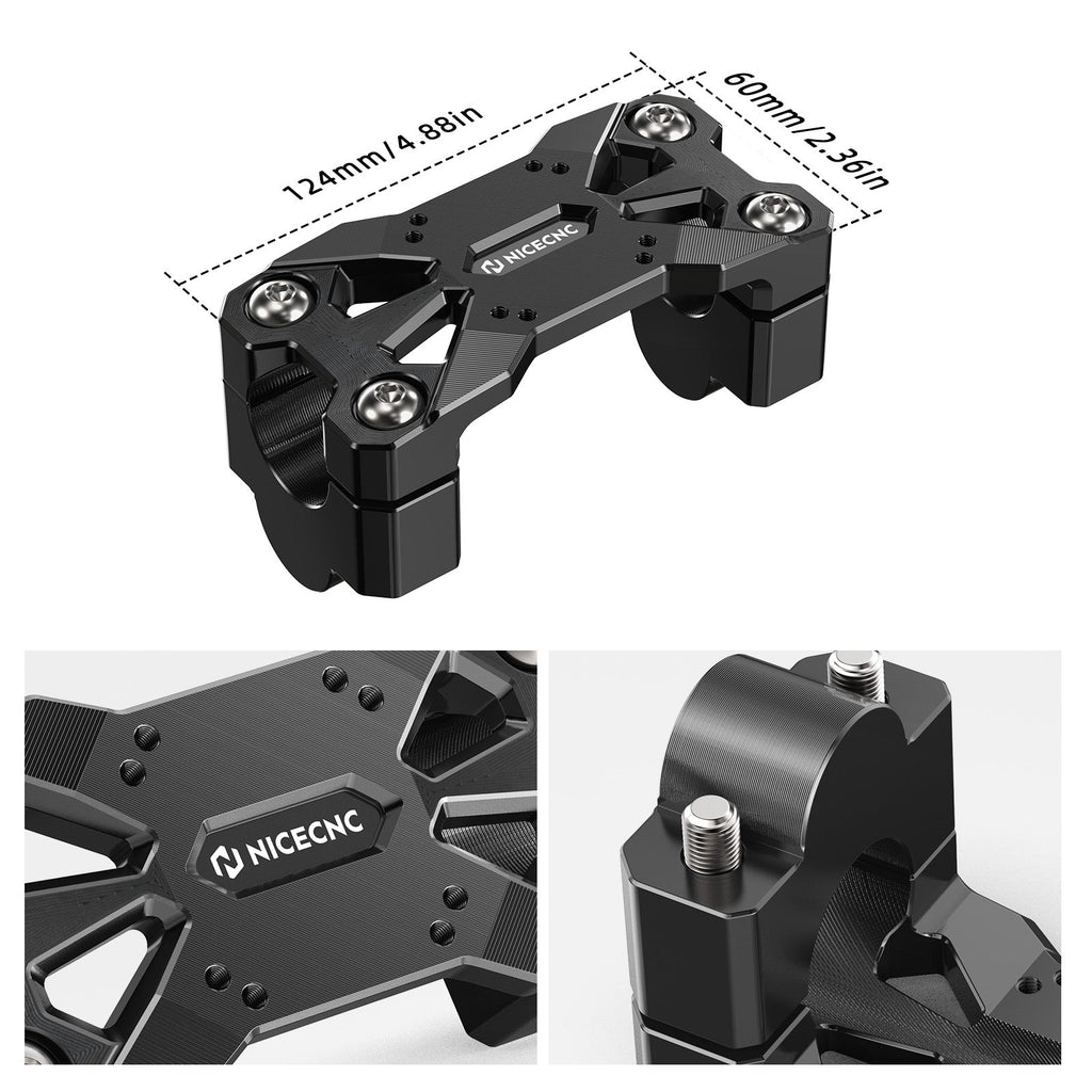 1" Rise GPS Brackets AMPS Mount Handlebar Riser For Honda Africa Twin CRF 1100L