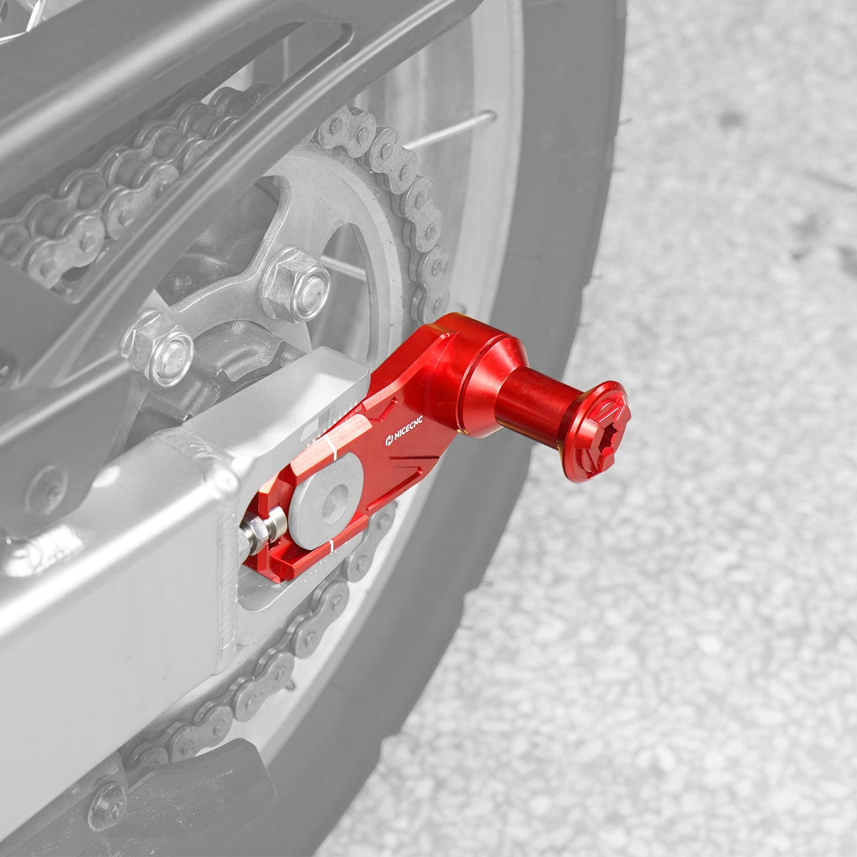 Rear Chain Tensioner Adjuster w/Stand Hook For Honda Africa Twin CRF 1100L 20-26