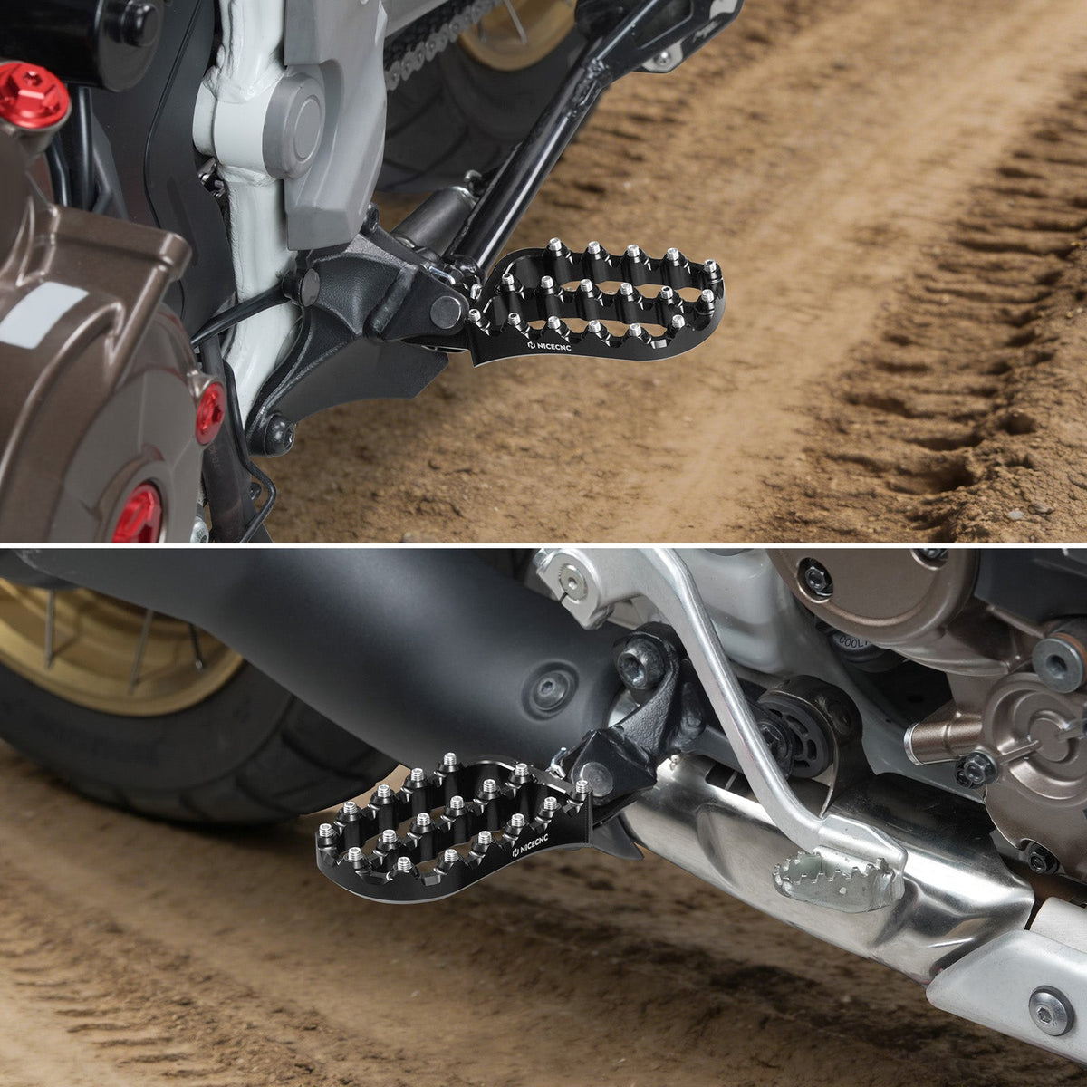 Enlarged Foot Pegs + Dual Height Rear Brake Lever For Honda Africa Twin CRF 1100L 20-26
