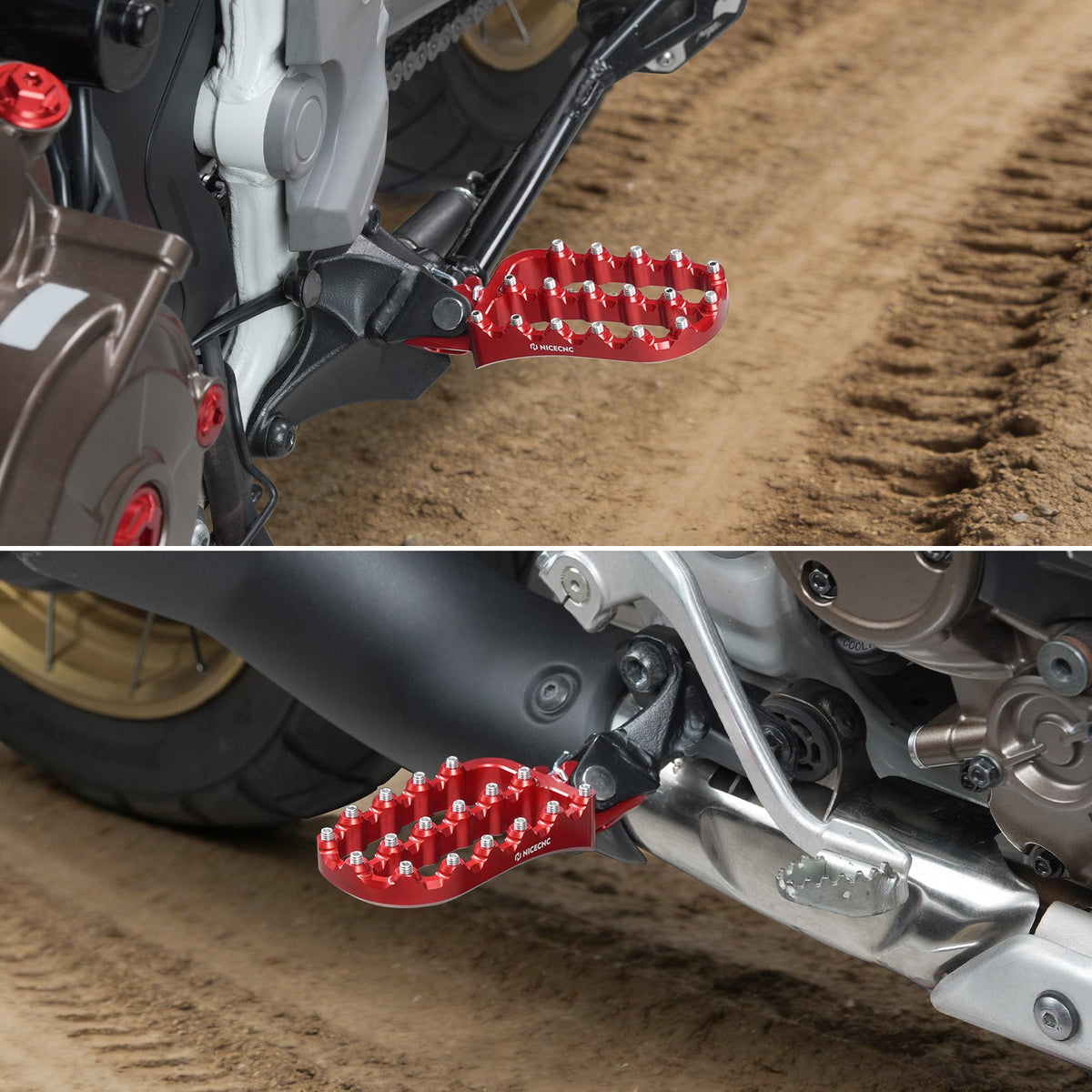 Enlarged Foot Pegs + Dual Height Rear Brake Lever For Honda Africa Twin CRF 1100L 20-26
