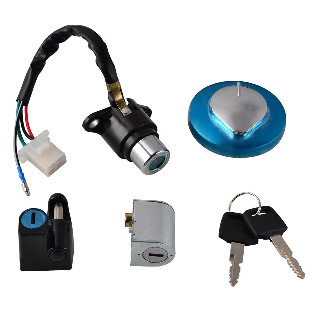Honda Ignition Switch Gas Cap Helmet Seat Lock Key Position 1